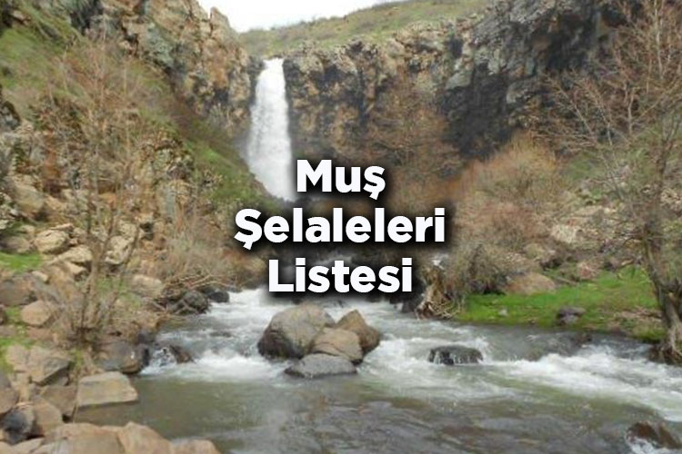 Muş Şelaleleri Listesi – Muş'ta Gezilecek Şelaleler