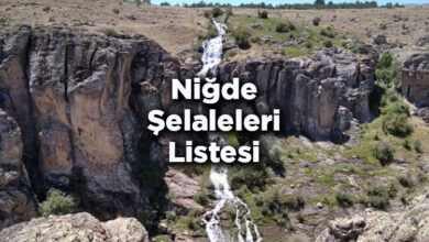 Niğde Şelaleleri Listesi – Niğde'de Gezilecek Şelaleler