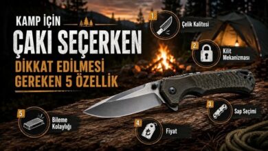 Kamp İçin Çakı Seçerken Dikkat Edilmesi Gereken 5 Özellik